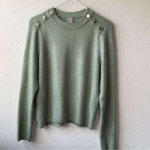 Women’s sweater. H&M knit pastel green. Size M